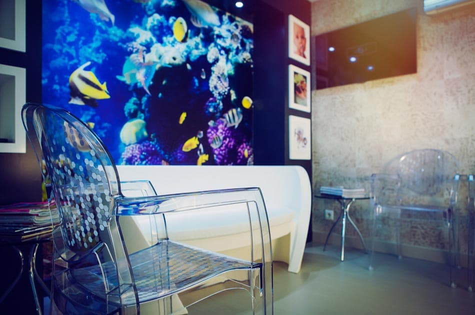 Sala de espera - Policlínica Dental Bahillo